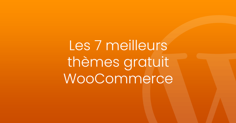 meilleur thème gratuit woocommerce