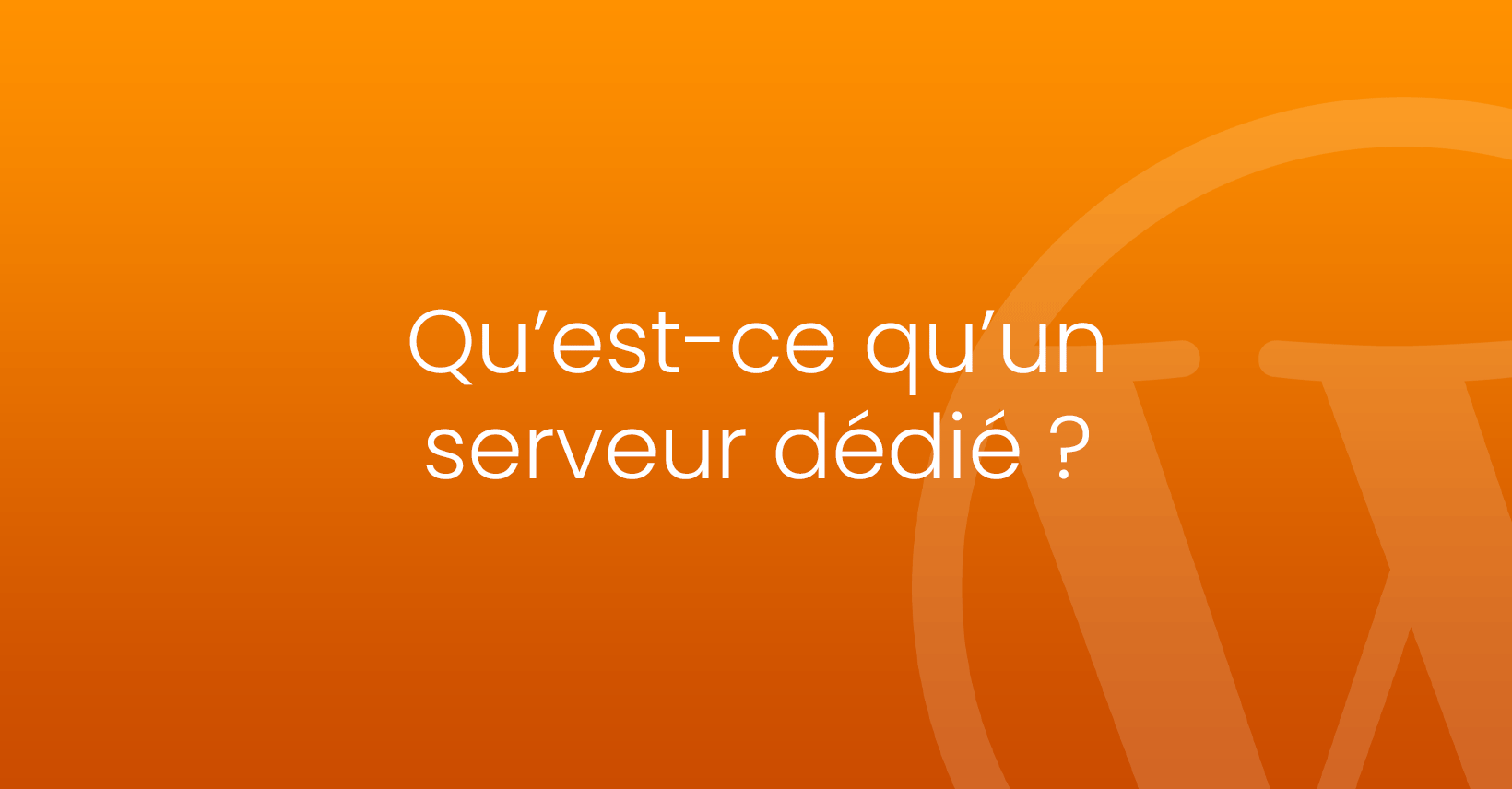 avantages serveur dédié