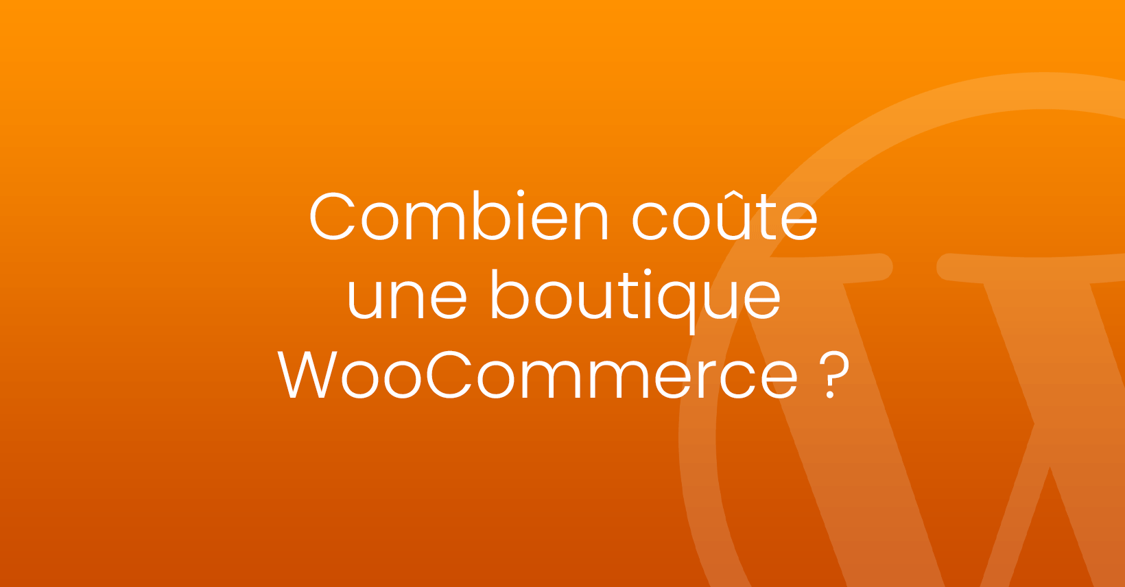 prix boutique woocommerce
