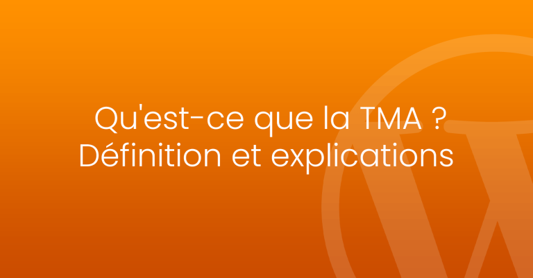 définition tma