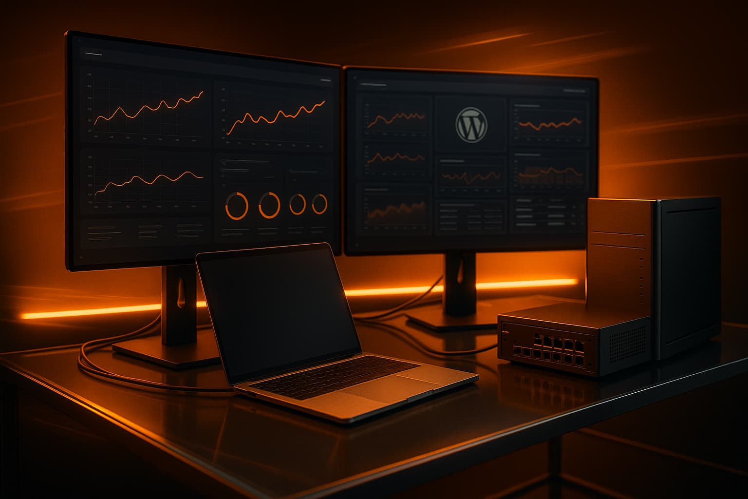 Photographie high-tech pour accélérer WordPress et optimiser les performances serveur